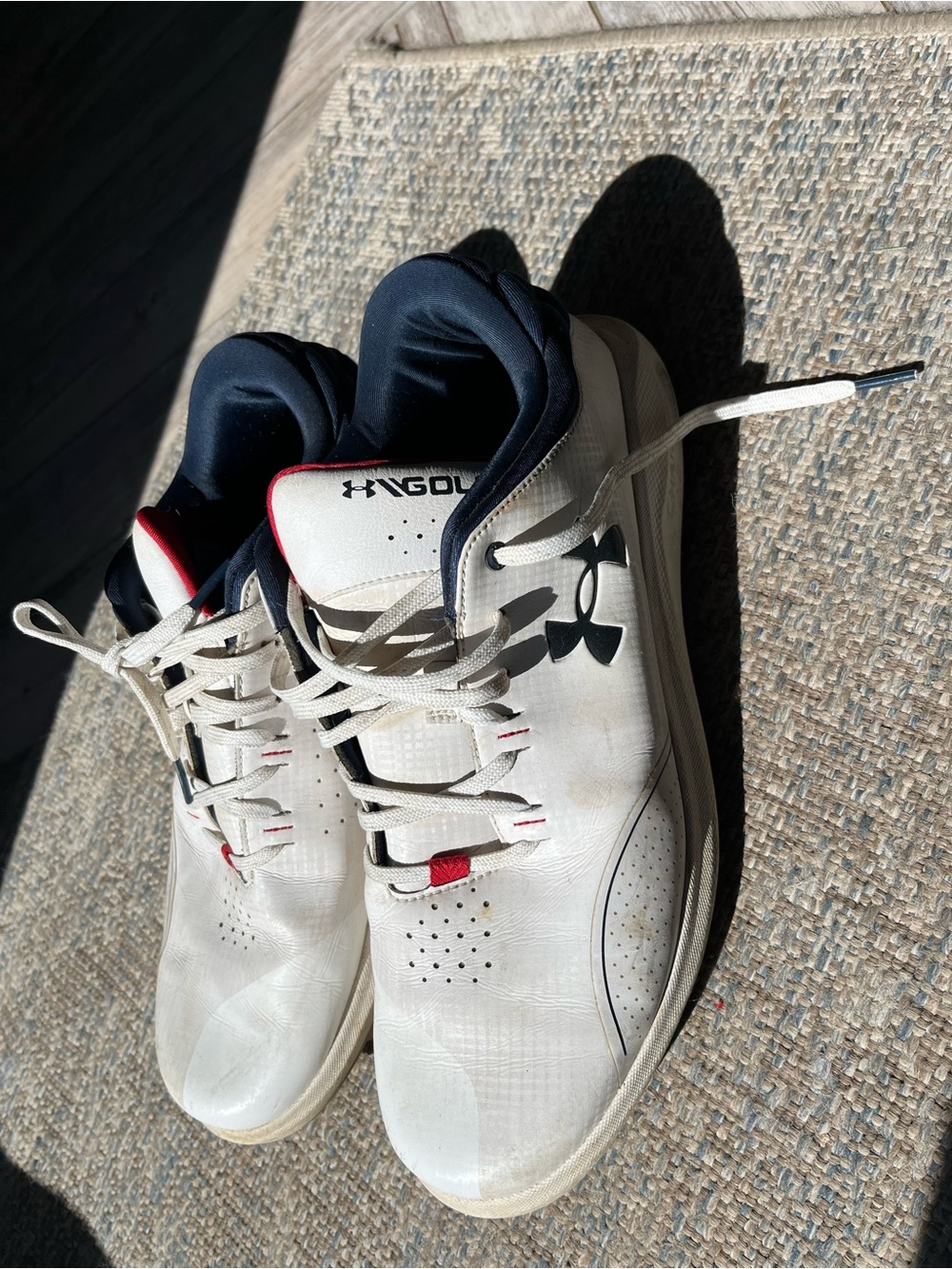 Mens Golf shoes: Under Armour Charged Draw RST Golff Shoes Size 11.5